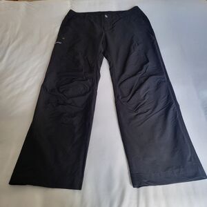 Patagonia Rock Guide Pants Womens 14 Black Cargo Hiking Outdoor Utility